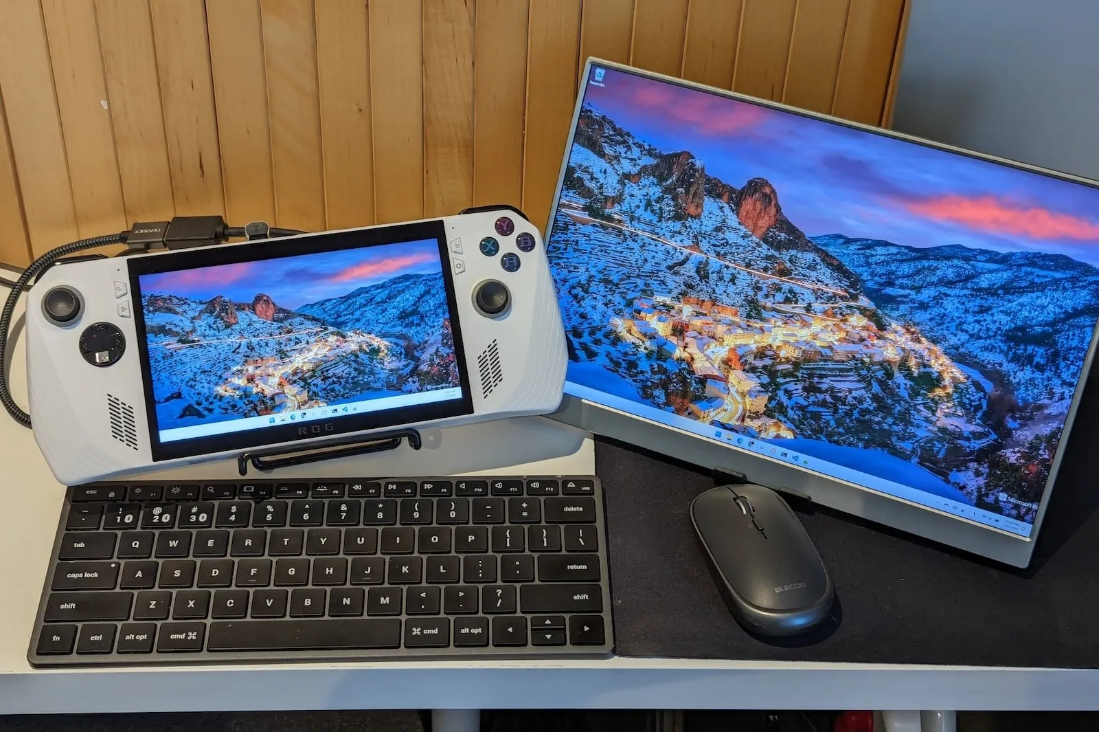 ROG Ally の基本作業環境 写真 : ROG Ally の基本作業環境